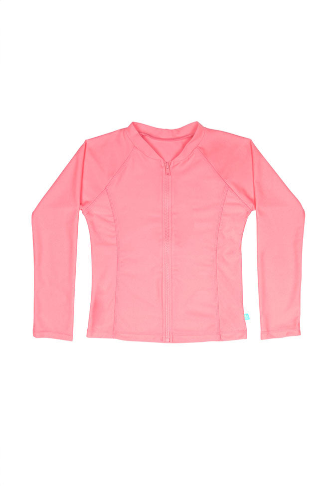Salty Ink Girls Long Sleeve Rashvest - Salty Plains