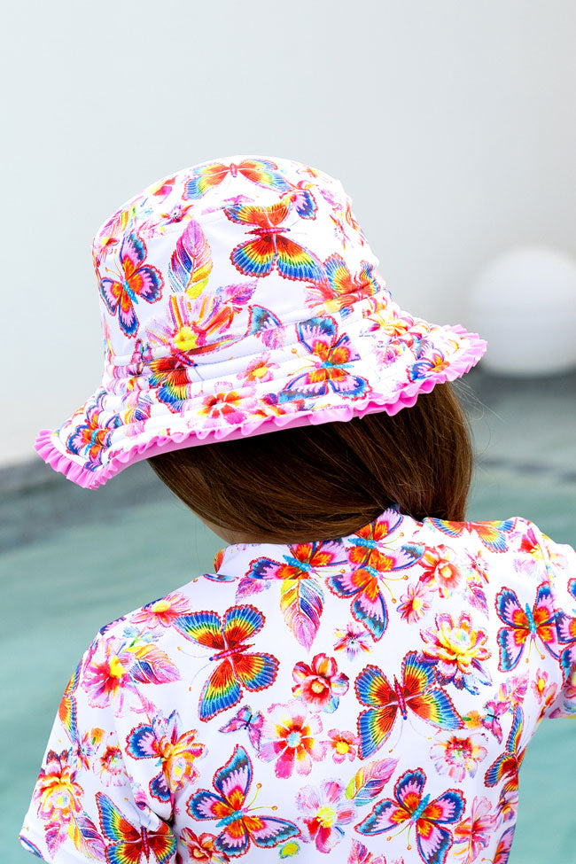 Salty Ink Toddler Girls Sunhat - Miss Aloha