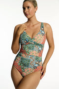 Sea Level Cross Front Multifit One Piece - Java