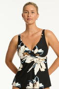 Sea Level Cross Front Swing Singlet Top - La Luna