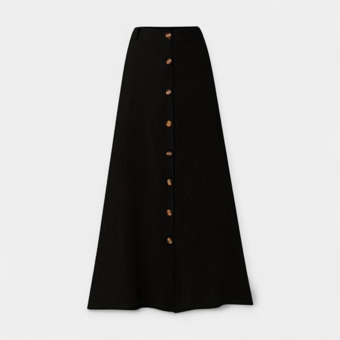 Sheer Midi Skirt with Slit