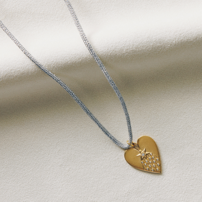 Silver Lurex Necklace Cord