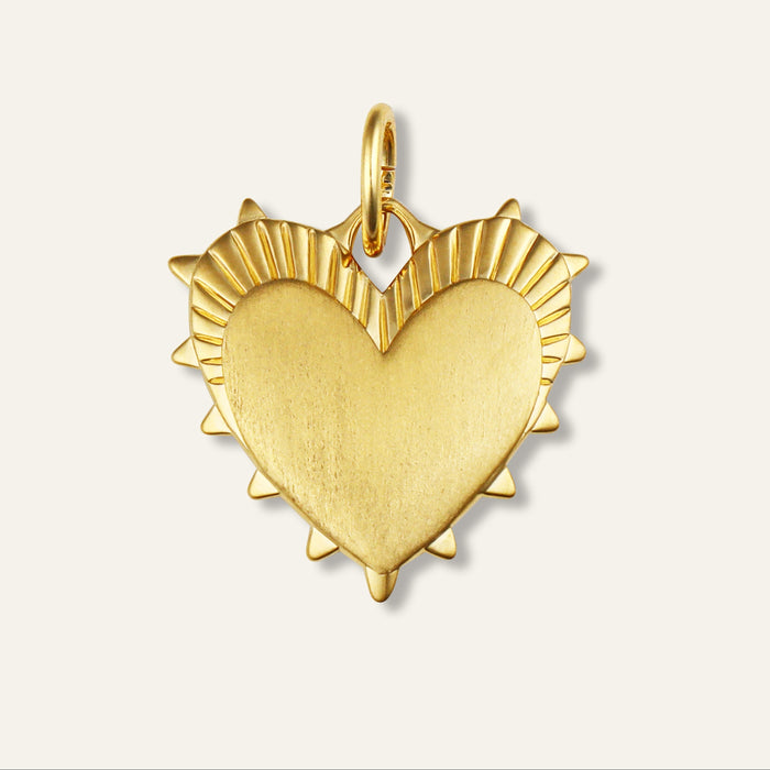 Small Heart of Gold Charm