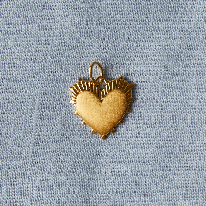 Small Heart of Gold Charm