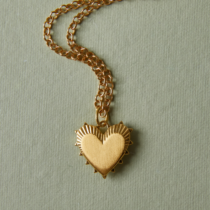 Small Heart of Gold Charm