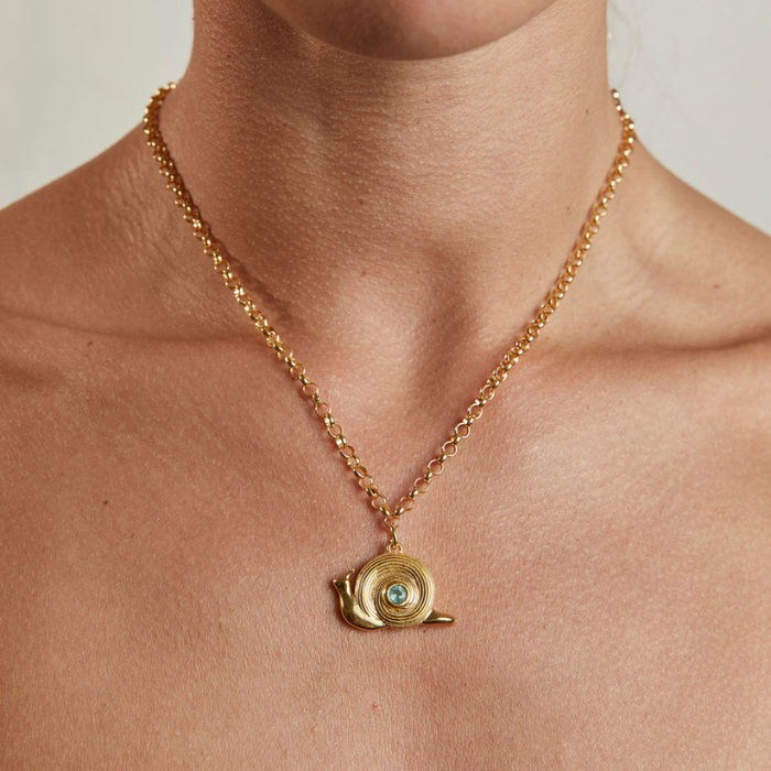 snail necklace
