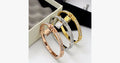 Steel Stone Wristband Bracelet