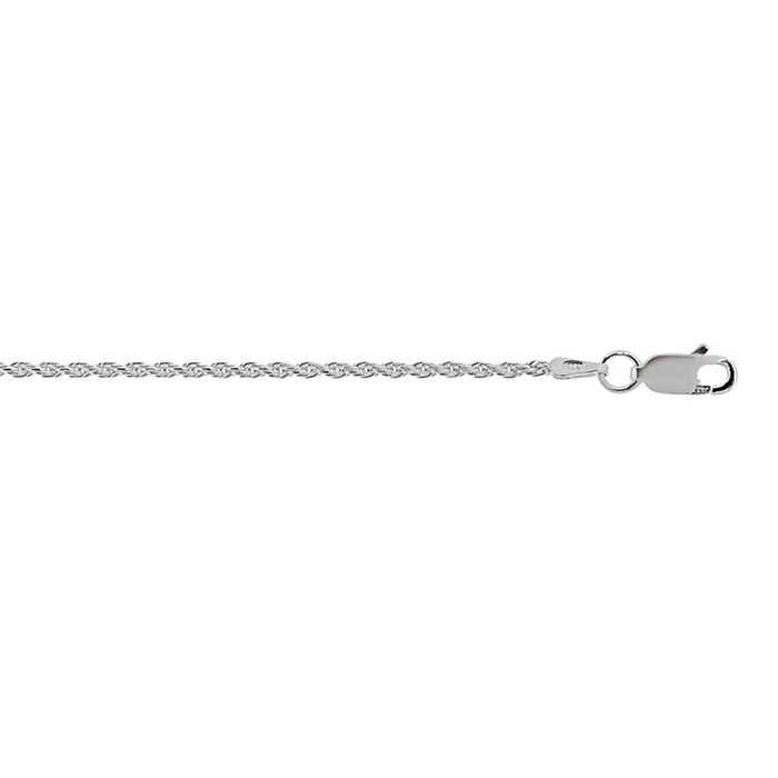 Sterling Silver 18 Inches Rope Chain