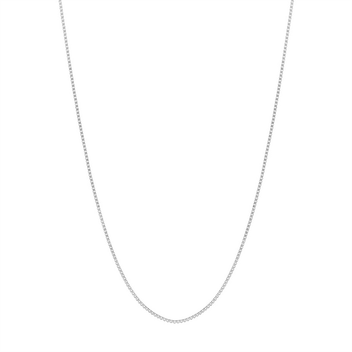 Sterling Silver 30 Inches Adjustable Box Chain