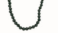 Sterling Silver 4mm Beaded Black Spinel Necklace