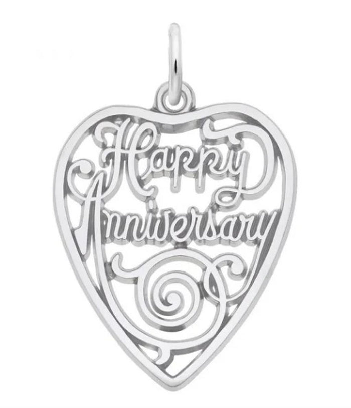 Sterling Silver Anniversary Charm