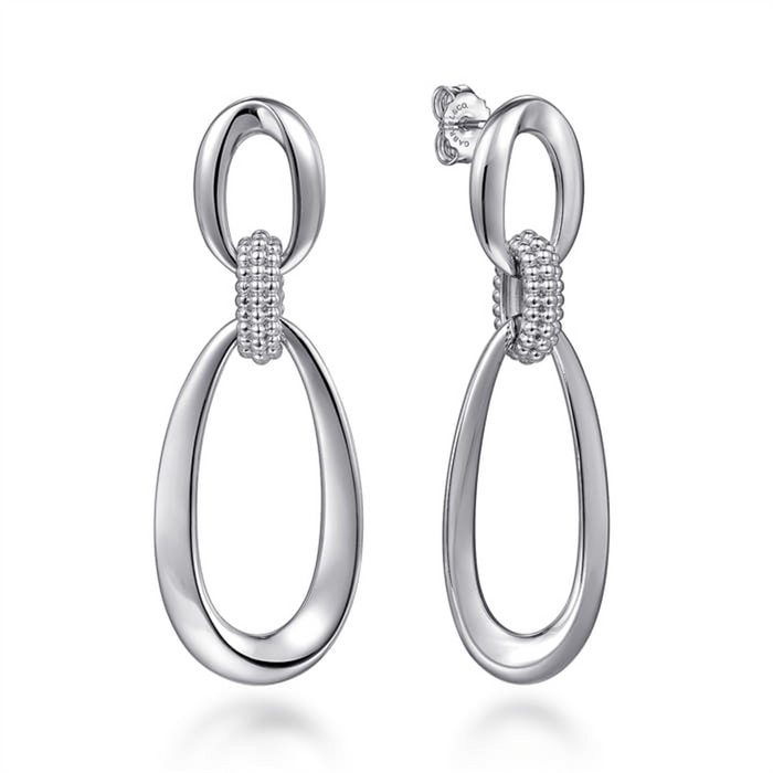 Sterling Silver Bujukan Dangle Earrings