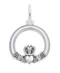 Sterling Silver Claddaugh Charm