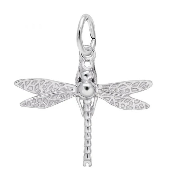 Sterling Silver Dragonfly Charm