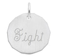 Sterling Silver ‘Fight’ Charm