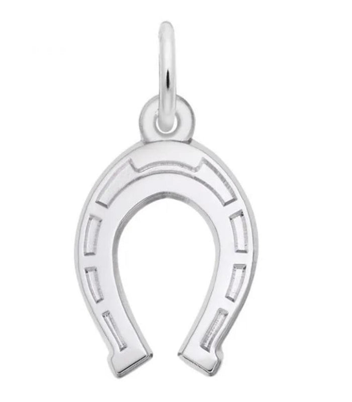 Sterling Silver Horseshoe Charm