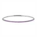 Sterling Silver June Birthstone Flex Bracelet