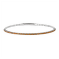 Sterling Silver November Birthstone Flex Bracelet