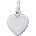 Sterling Silver Puffy Heart Charm