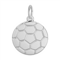 Sterling Silver Soccer Ball Charm