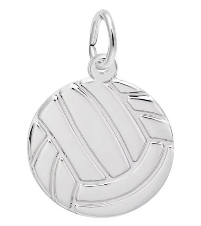 Sterling Silver Volleyball Charm