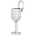 Sterling Silver Wine Glass Charm