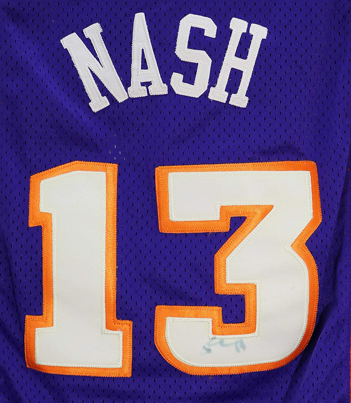 Steve Nash Phoenix Suns Signed Autographed Purple #13 Jersey - FADED SIGNATURE