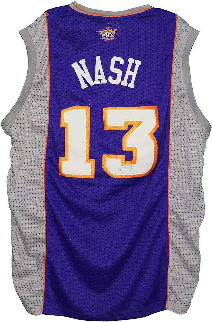 Steve Nash Phoenix Suns Signed Autographed Purple #13 Jersey - FADED SIGNATURE