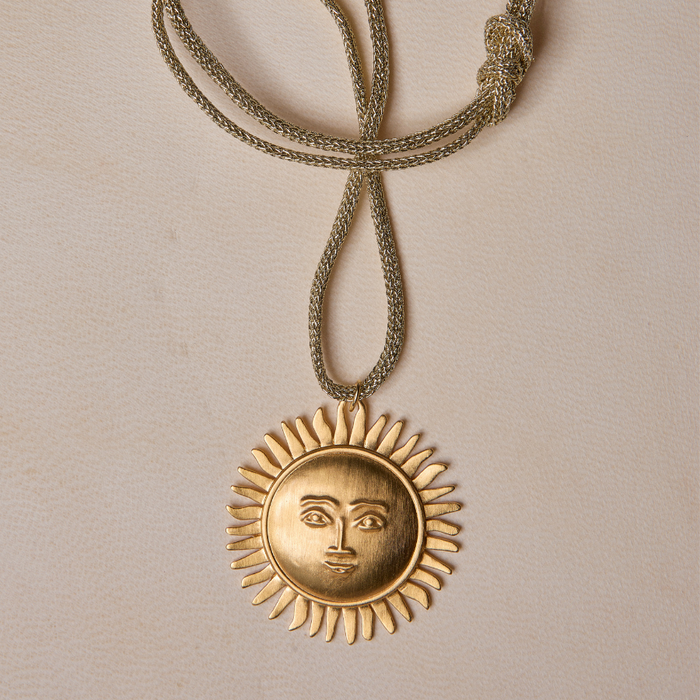Large Bezel Charm on Coral Red Cord with Baroque Pearl