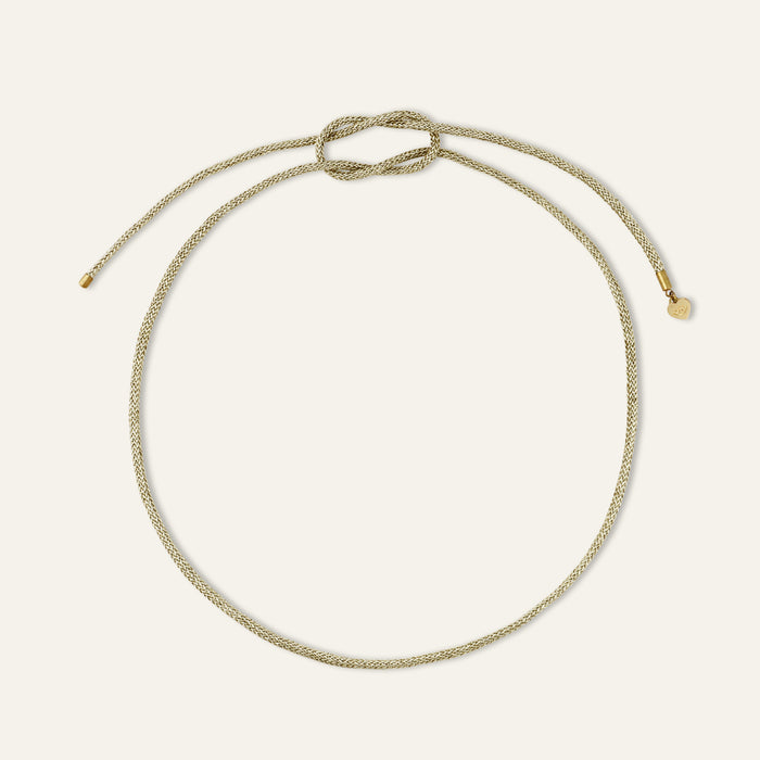 Charm on Gold Lurex Cord