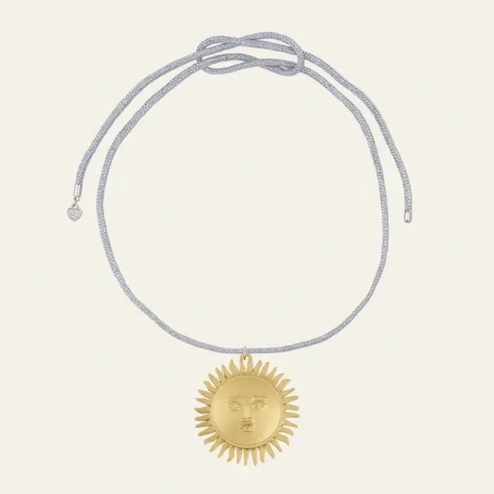Silver Lurex Necklace Cord