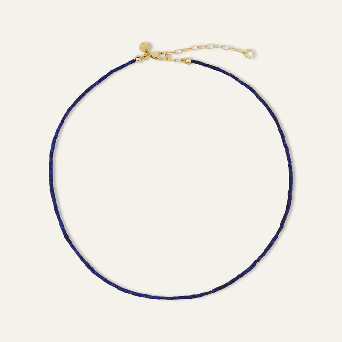 Teeny Lapis Lazuli Gemstone Necklace