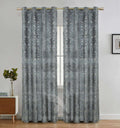 Texture Velvet Curtains Pack of 2 Design  072 - Nishat Creative Store