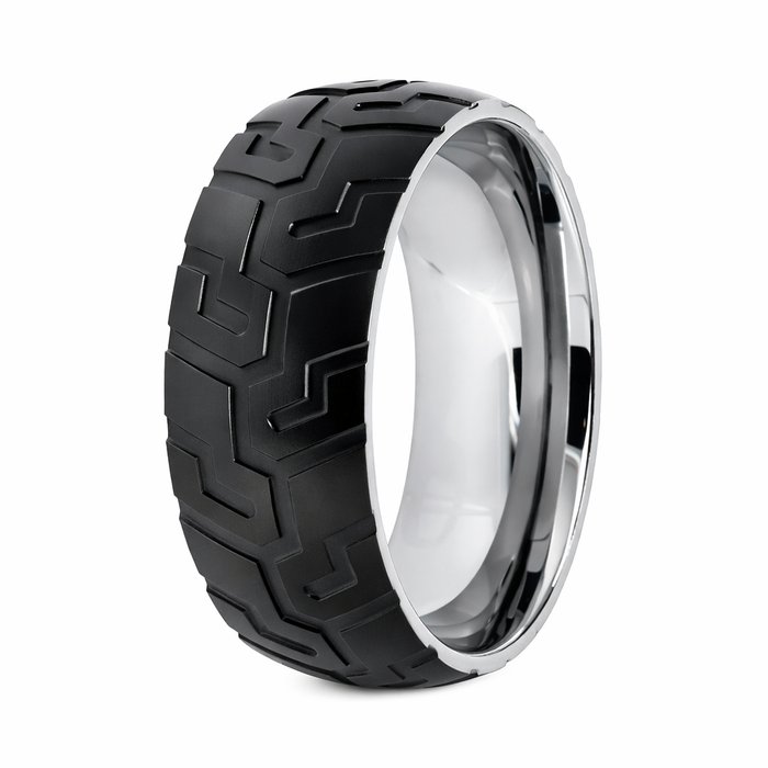 The Apex Drive IP Plated with Super Sleek Tire Tread Laser Carved Pattern l 9mm