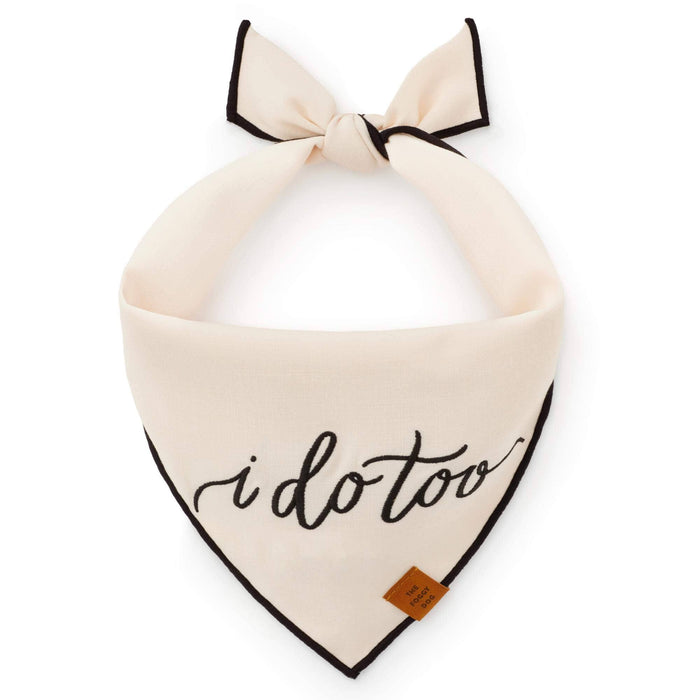 The Foggy Dog - I Do Too Embroidered Dog Bandana