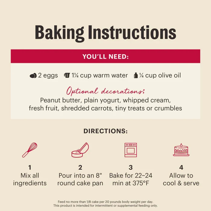 The Honest Kitchen Birthday Cake Mix