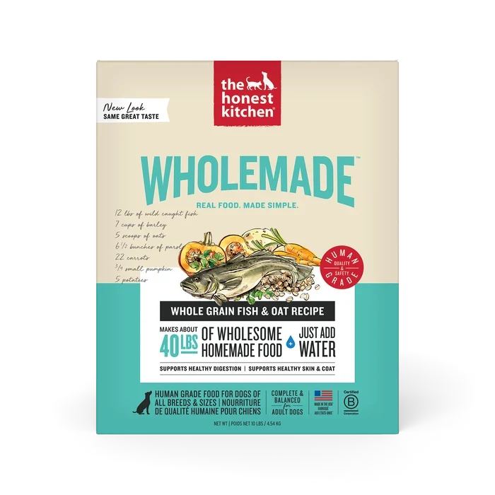 The Honest Kitchen Wholemade Whole Grain Fish & Oat Dehydrated Food