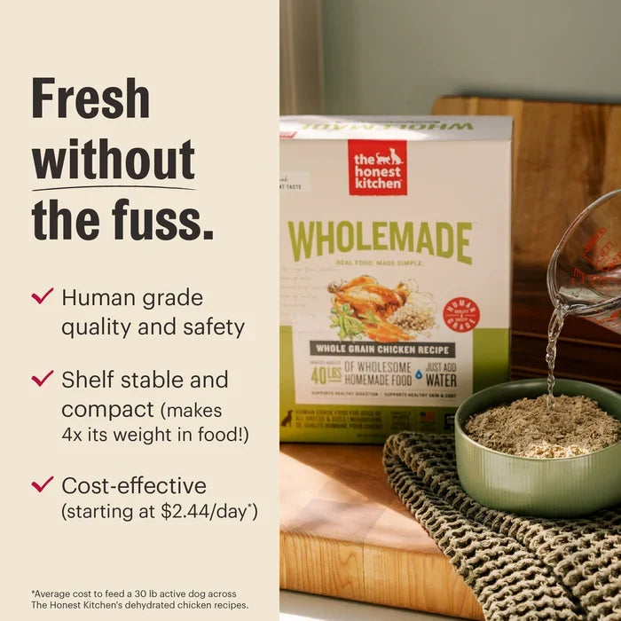 The Honest Kitchen Wholemade Whole Grain Fish & Oat Dehydrated Food