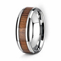 The Koa Bond His and Hers Tungsten and Koa Wood Wedding Rings l 5mm or 8mm