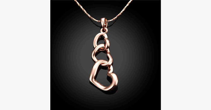 Three Hearts Necklace