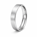Titanium Wedding Ring with Polished Beveled Edges | 6mm
