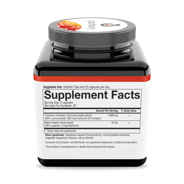 TX.00714 Youtheory Turmeric Extra Strength 60 Capsules Product Image - Right