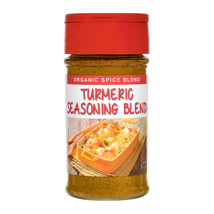 Organic Turmeric Seasoning Blend Spice Jar