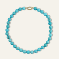 Turquoise Knotted Gemstone Necklace
