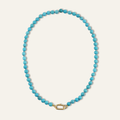 Turquoise Knotted Gemstone Strand