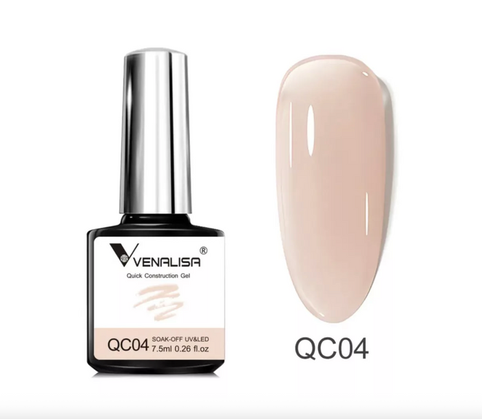 VENALESA GEL CONSTRUCTOR RAPID CU PENSULĂ QC – NUDE