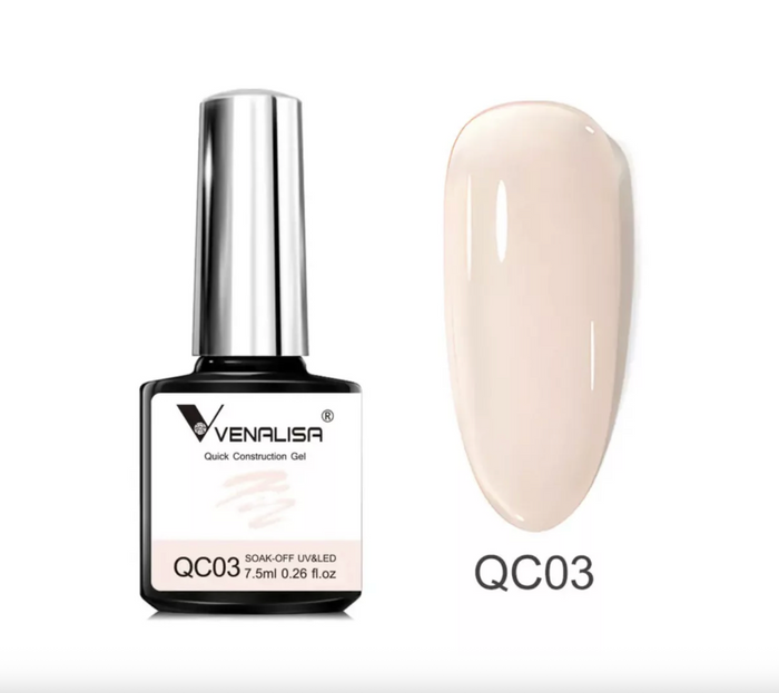 VENALESA GEL CONSTRUCTOR RAPID CU PENSULĂ QC – SOFT NUDE