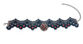 Victorian Lace Choker With Siam Stone Collar