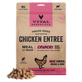 Vital Essentials Freeze-Dried Raw Protein Chicken Crunchy Mini Nibs Dog Food