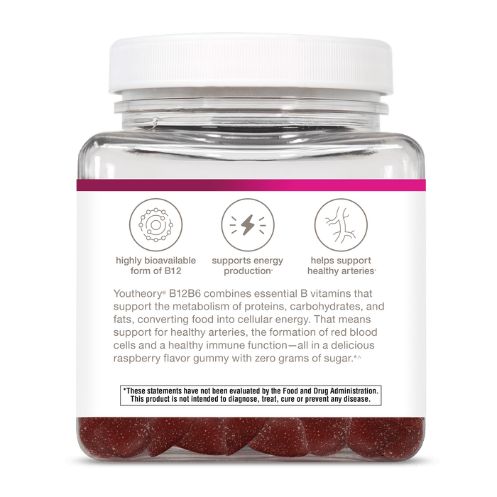 B12B6G.00151 Youtheory Vitamin B12B6 Gummy Gummies Product Image - Left